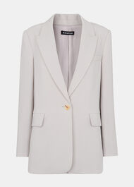 Crepe Boyfriend Blazer