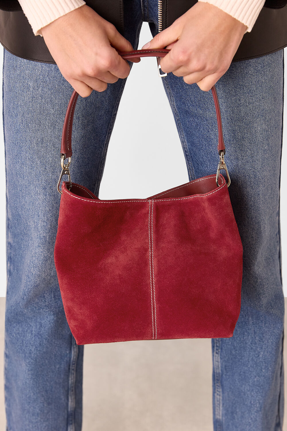Raya Suede Small Bag