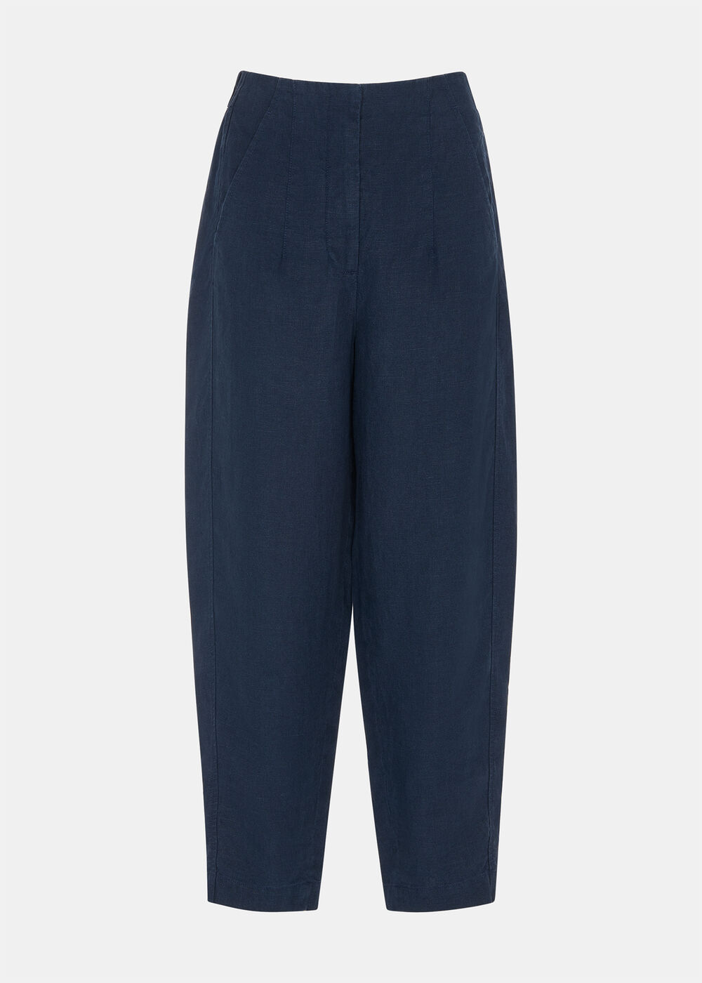 Linen Barrel Trouser