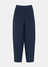 Linen Barrel Trouser