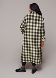 Gabriella Wool Check Coat