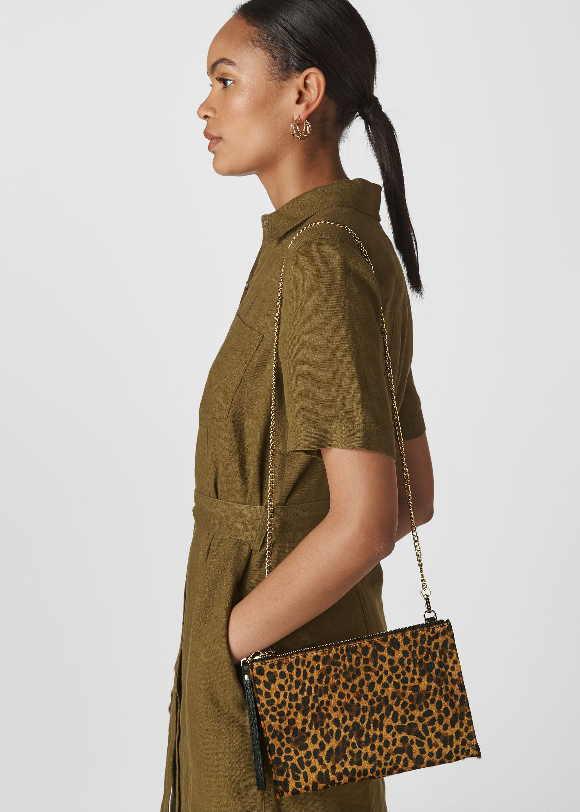 Whistles leopard print bag hotsell