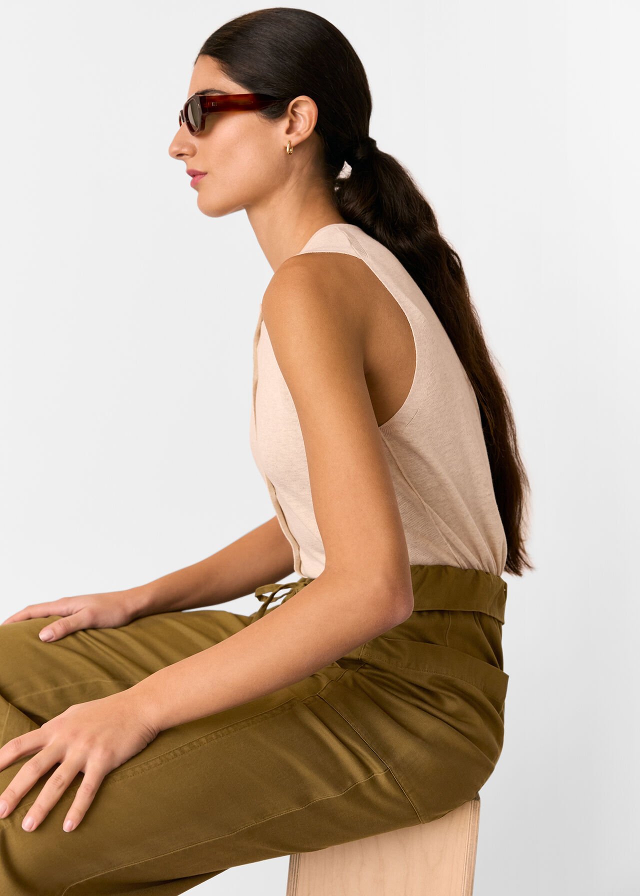 Paper Bag Waistband Trouser