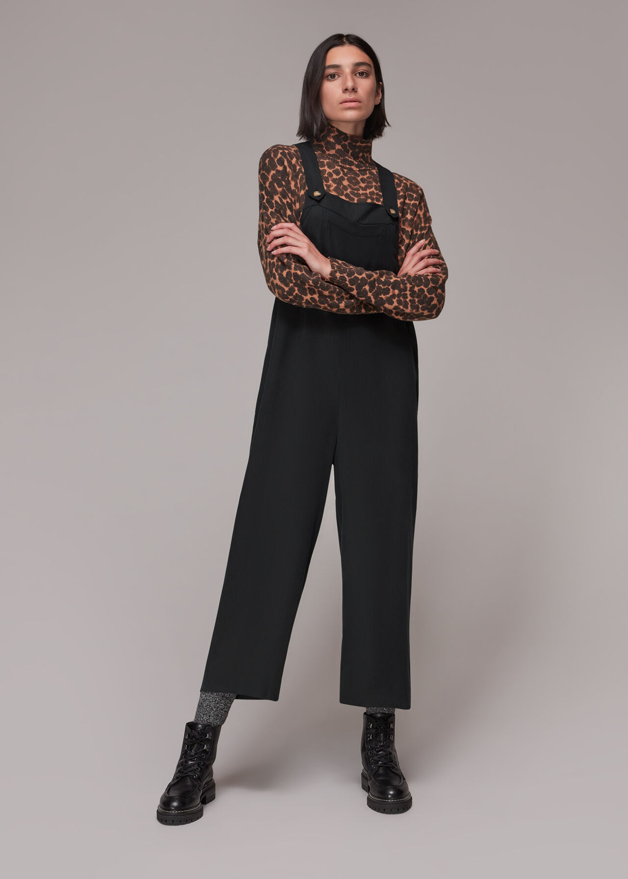 Black Rita Easy Dungarees WHISTLES Whistles