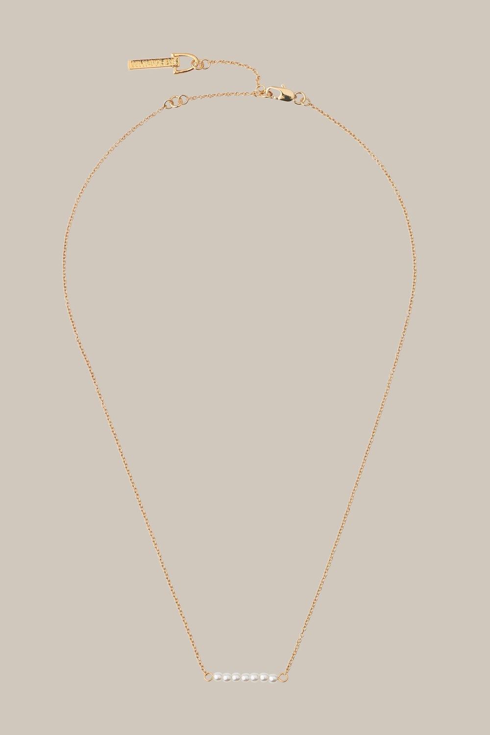 Pearl Bar Necklace