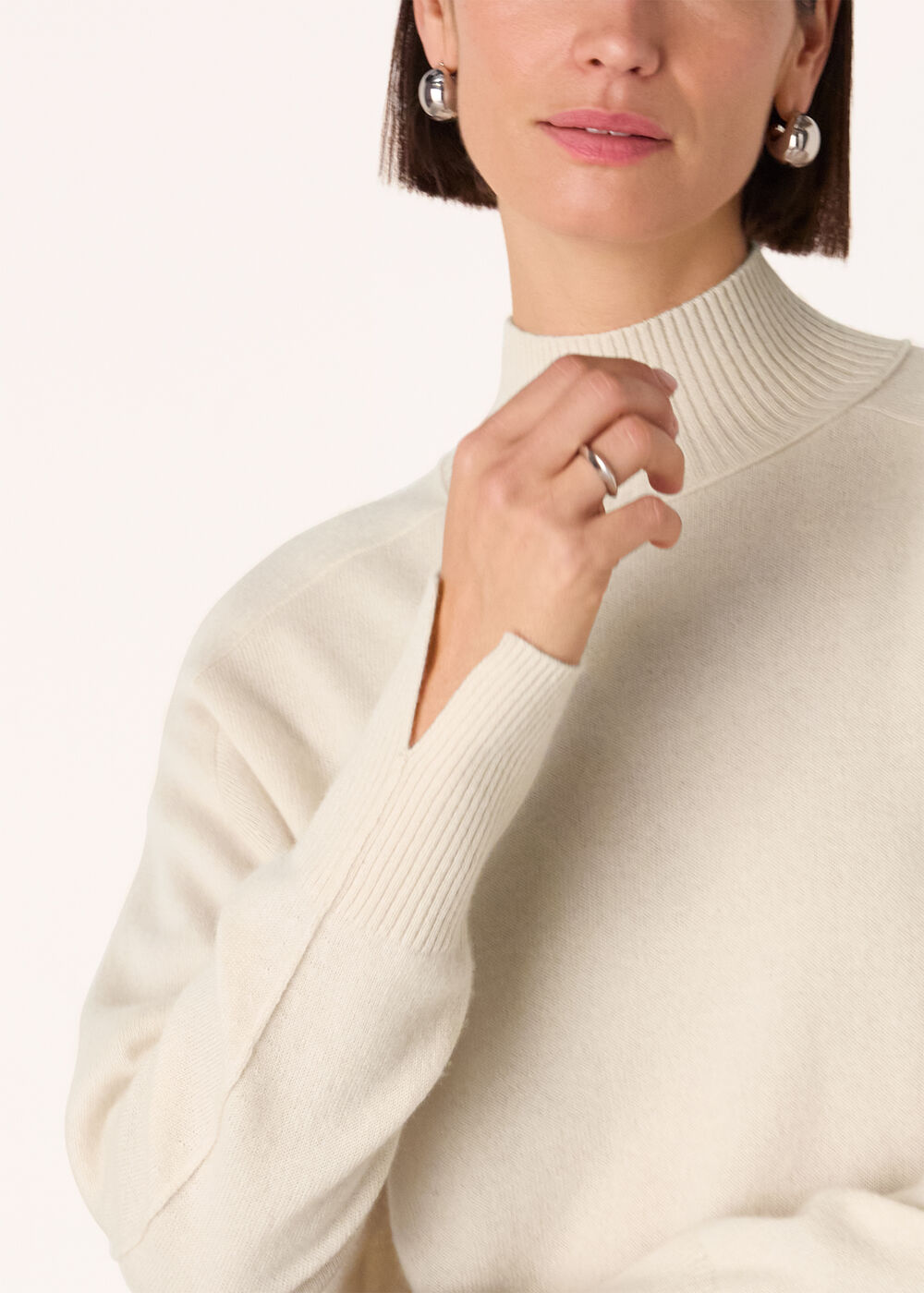 Cashmere Funnel Neck
