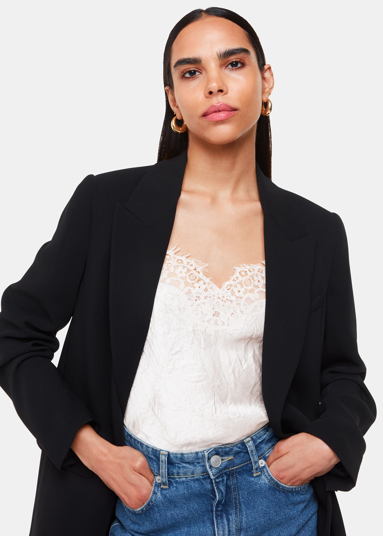 Lace Trim Cami Top