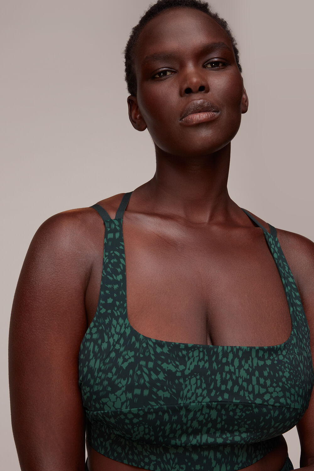 Animal Square Neck Sports Bra