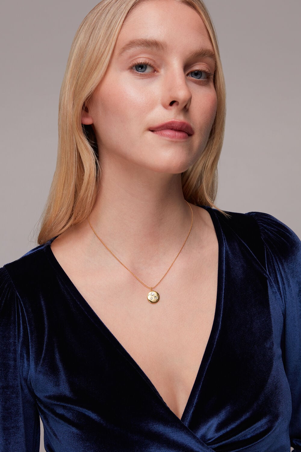 Gem Disc Necklace