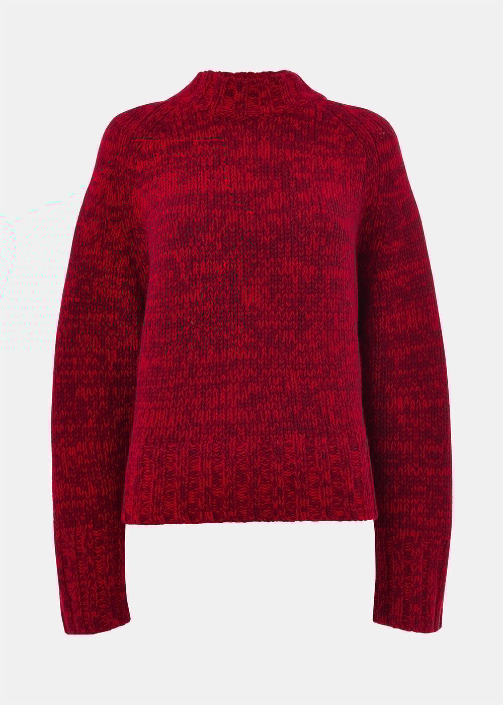 Chunky Wool Fleck Knit