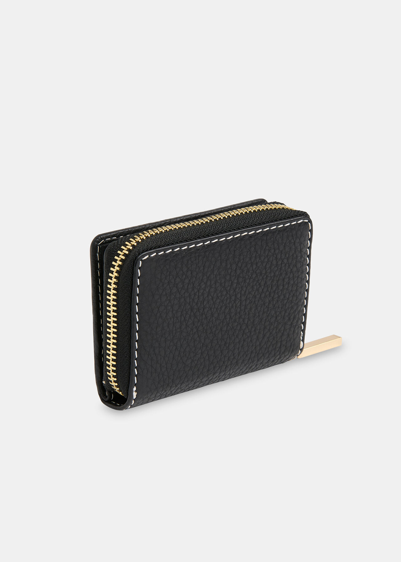 Koa Contrast Stitch Purse
