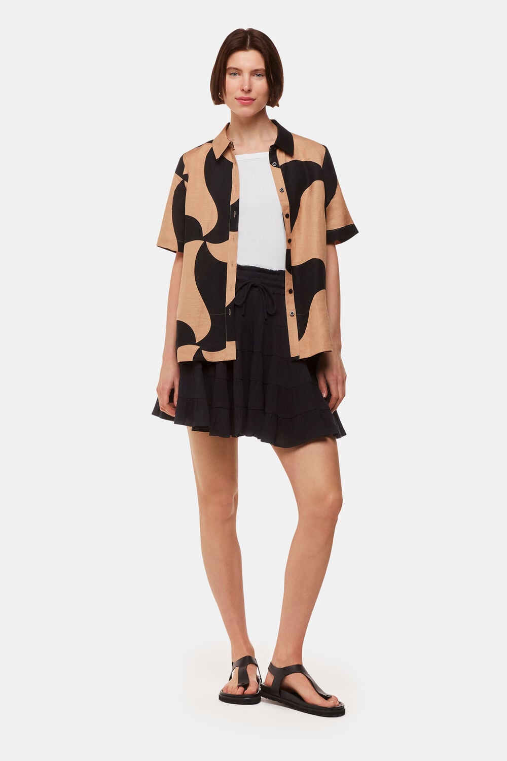Black Violet Mini Skirt