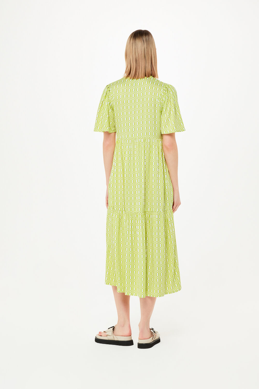 Link Check Trapeze Dress