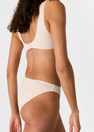 Ivory Ring Detail Bikini Bottom