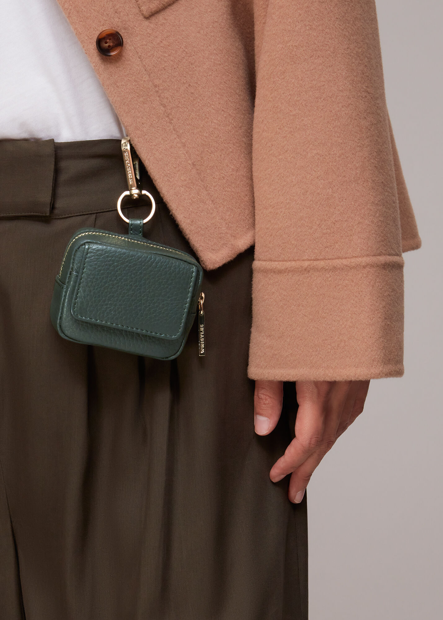 Whistles bibi hotsell bag green