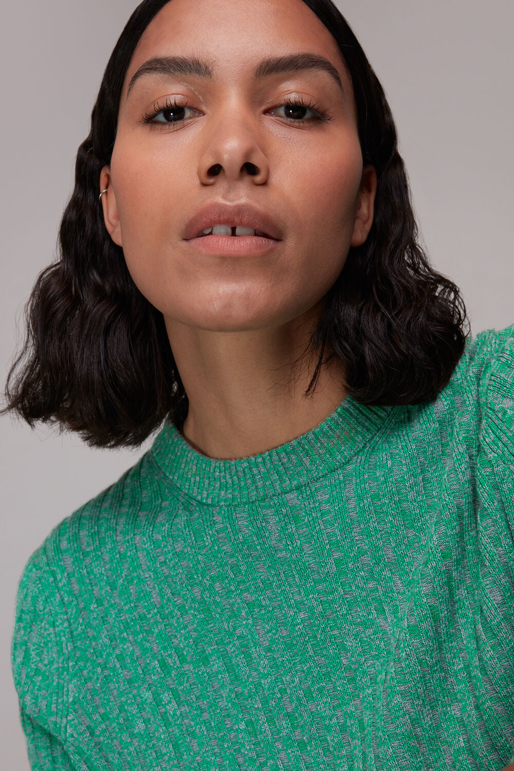 Wynn Flecked Knitted TShirt