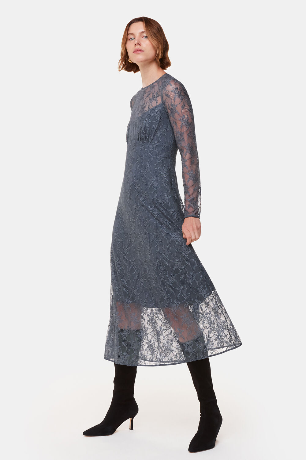 Fay Lace Long Sleeve Dress