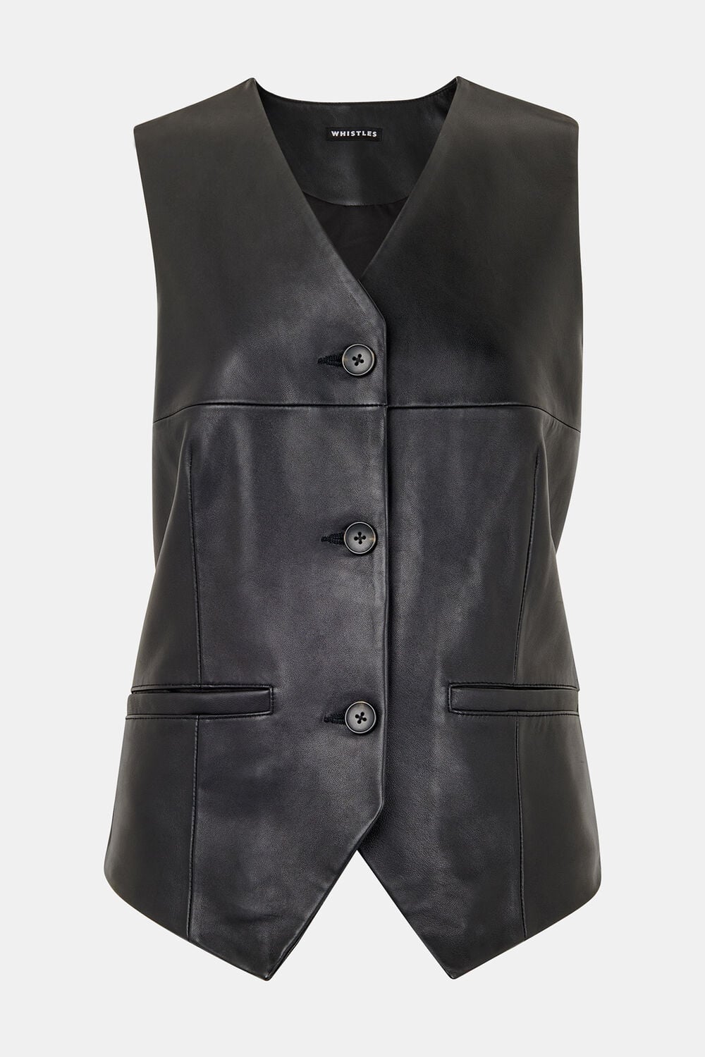 Catrin Leather Waistcoat