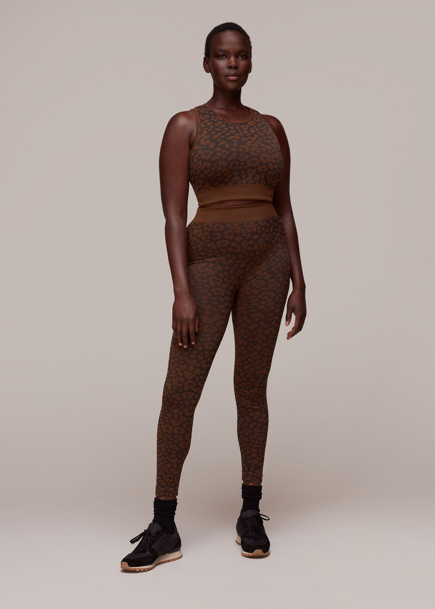 Leggings with store see through panels