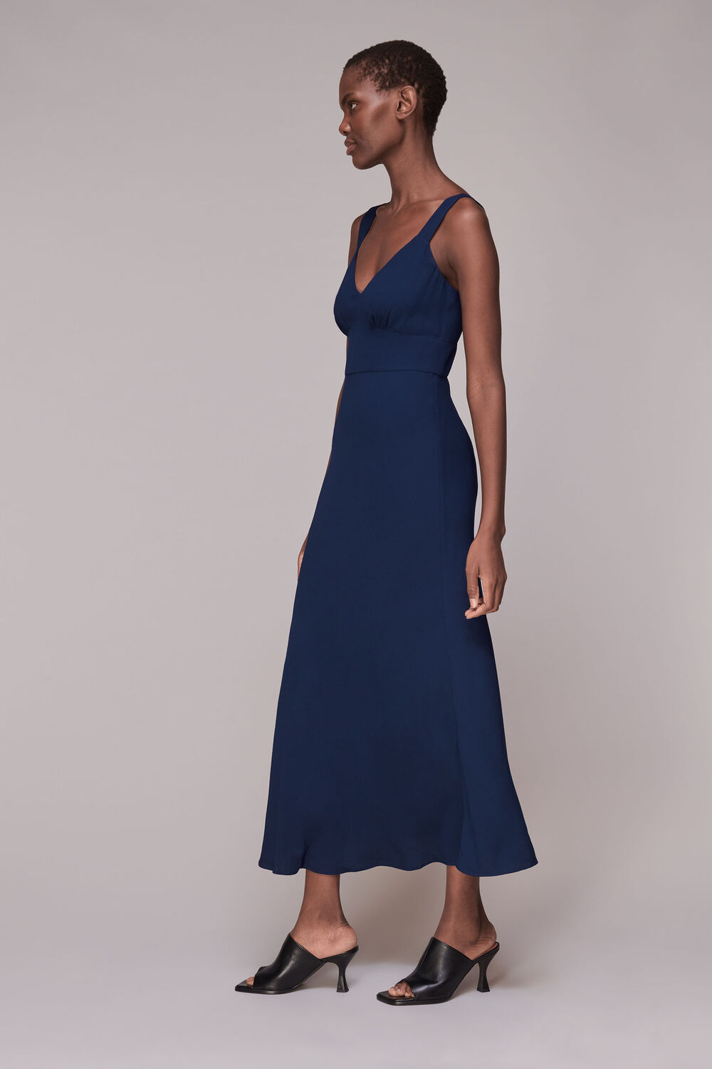 Rachael Sleeveless Dress Navy