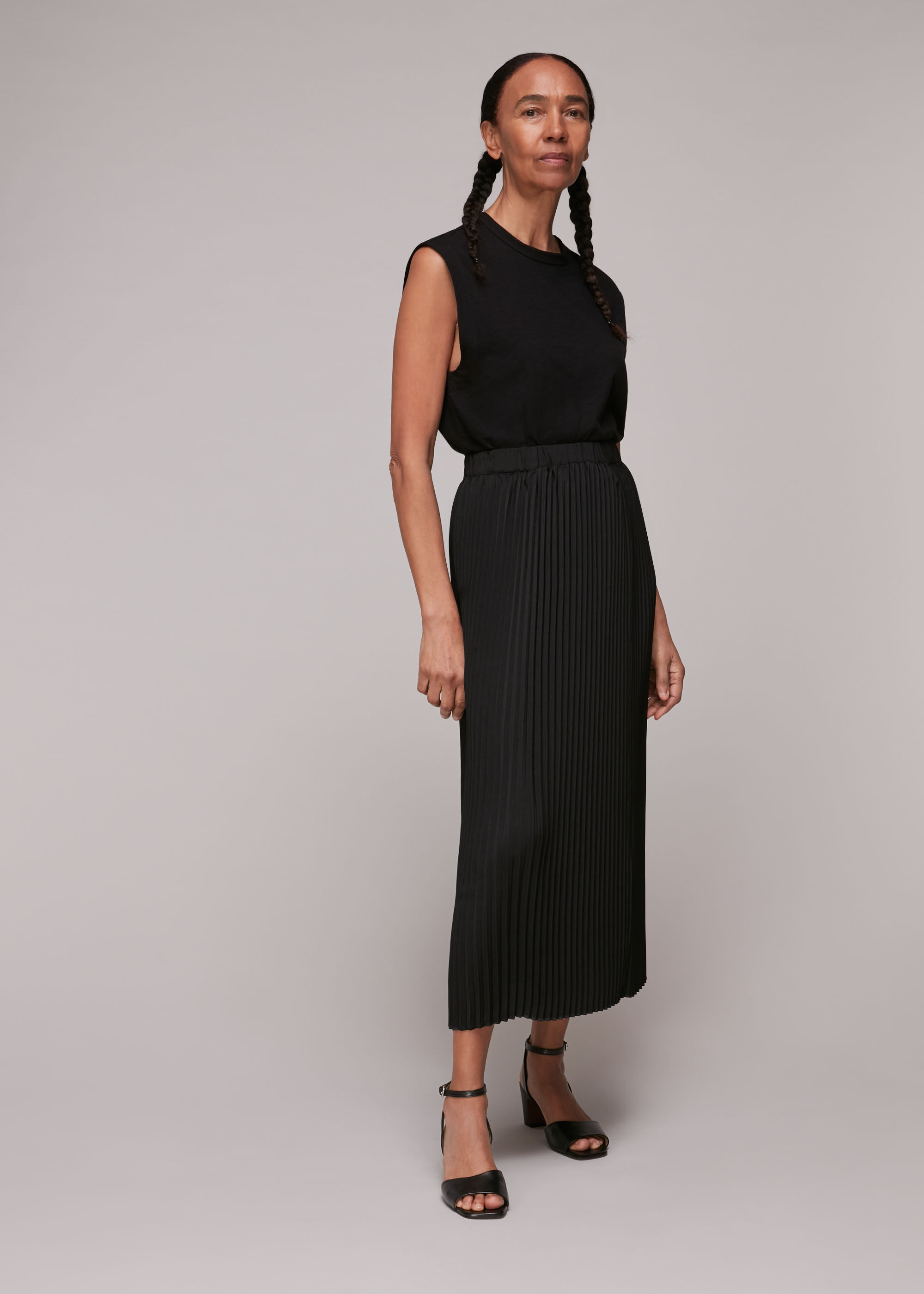 Navy Maria Maxi Dress WHISTLES
