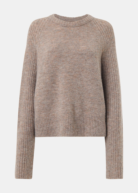 Anna Wool Mix Crew Knit