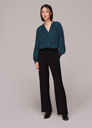 Forest Leopard Blouse