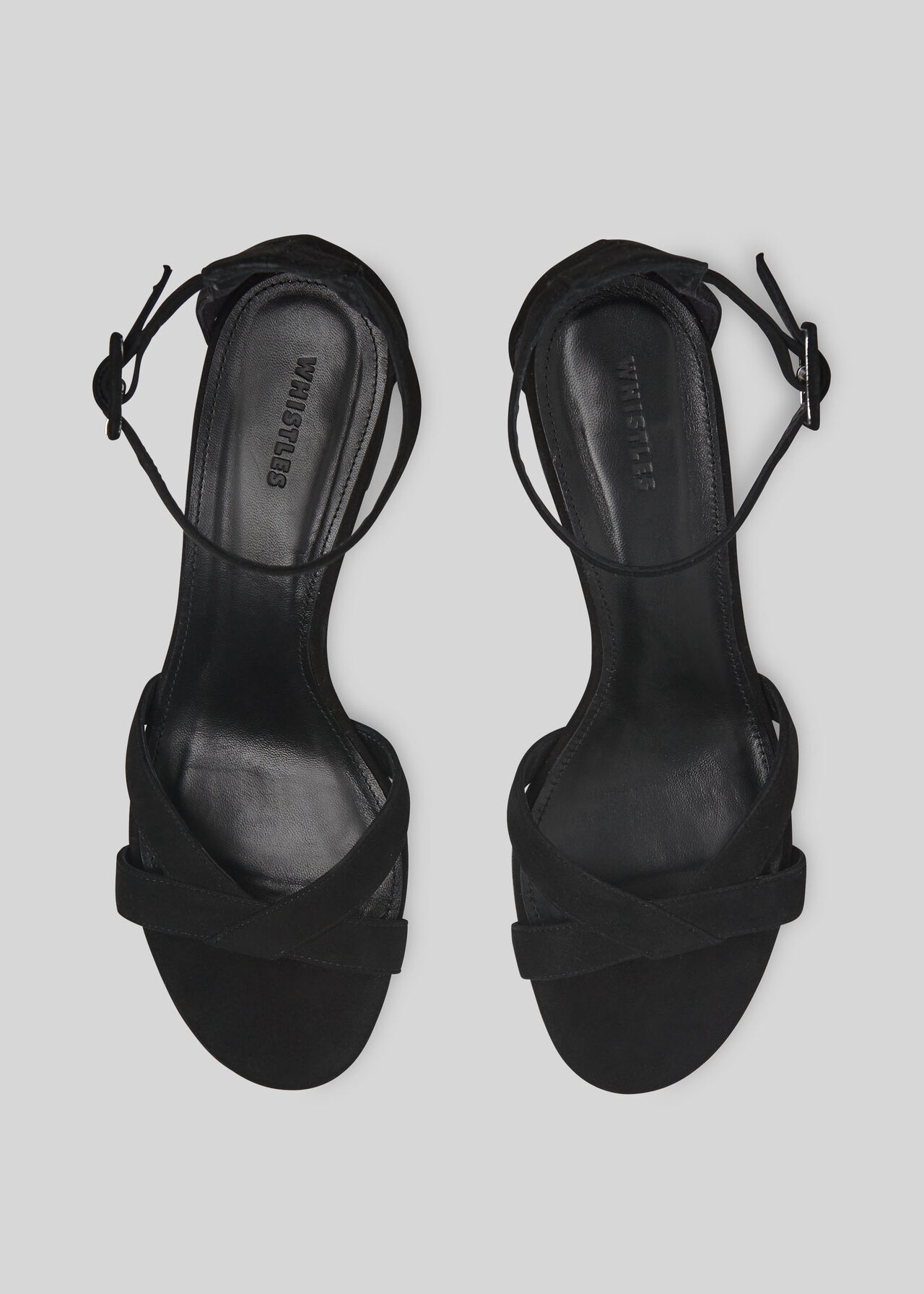 Marquis Block Heel Sandal Black Whistles Whistles