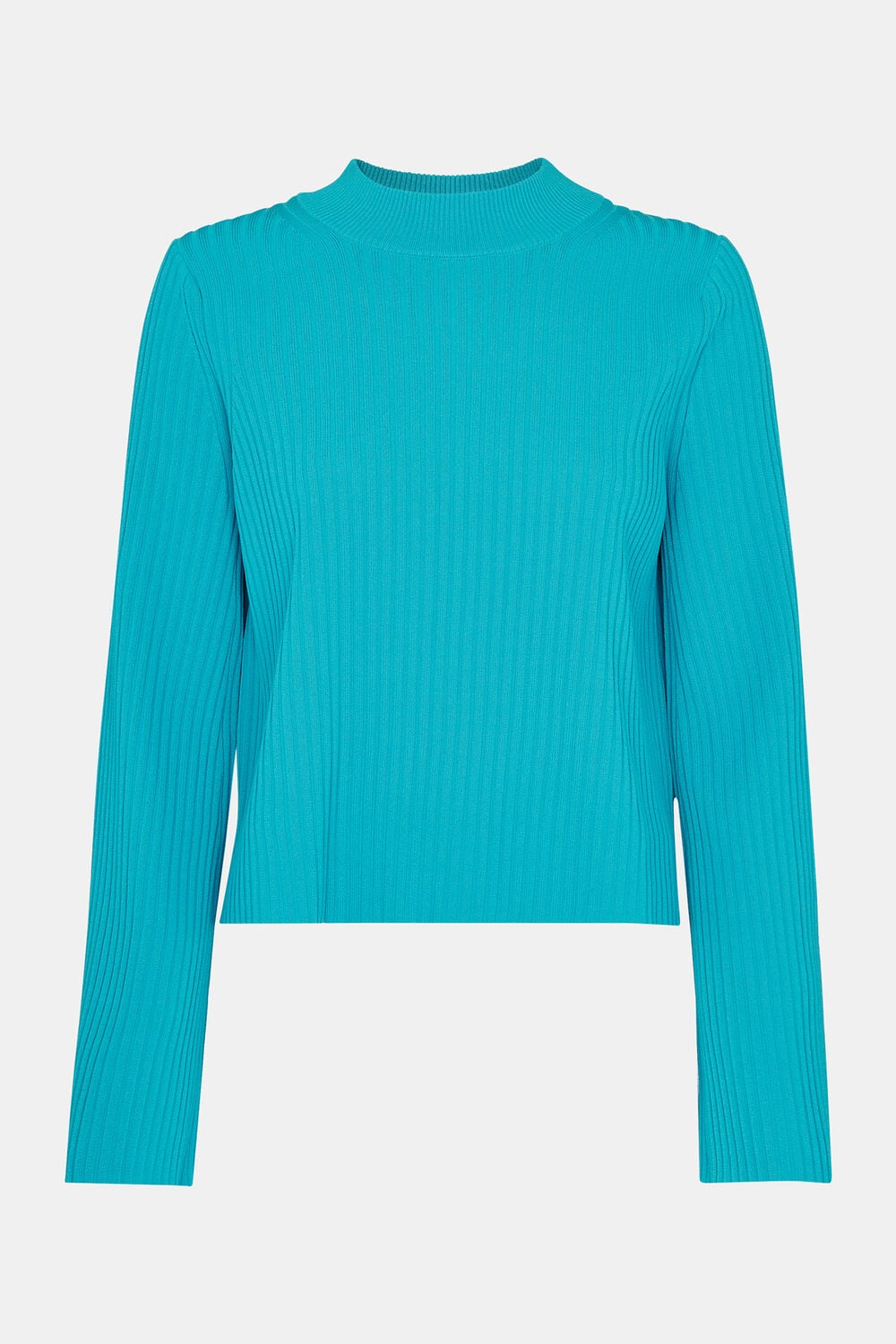 Turquoise Fluted Sleeve Tunic