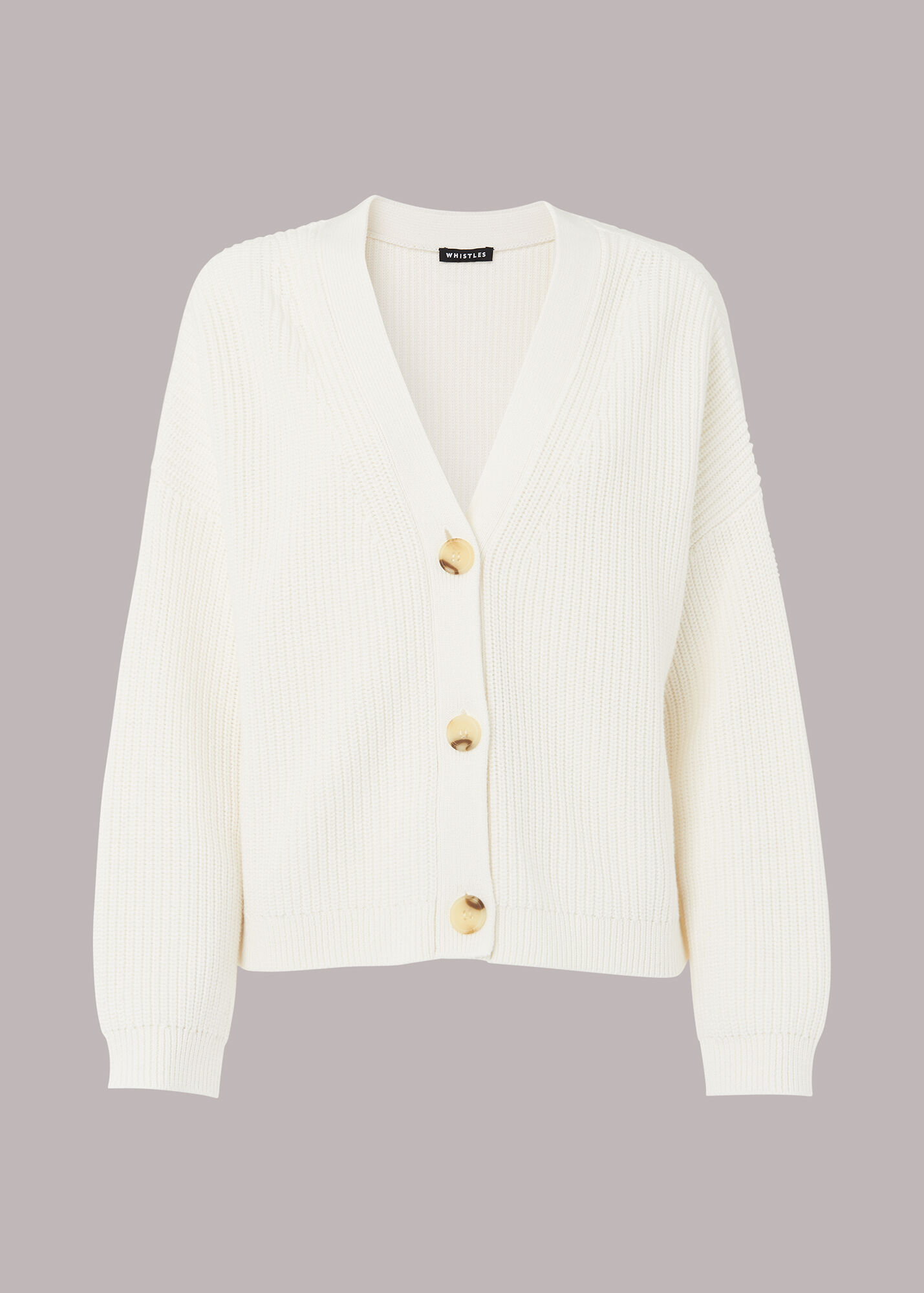 Ivory Mara Knitted Cardigan WHISTLES