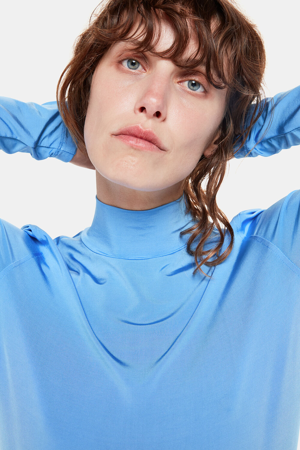 Slinky High Neck Top