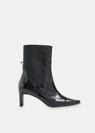 Darla Croc Heeled Boot