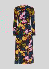 Digital Bloom Bella Dress Multicolour