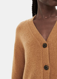Textured Wool Mix Cardigan
