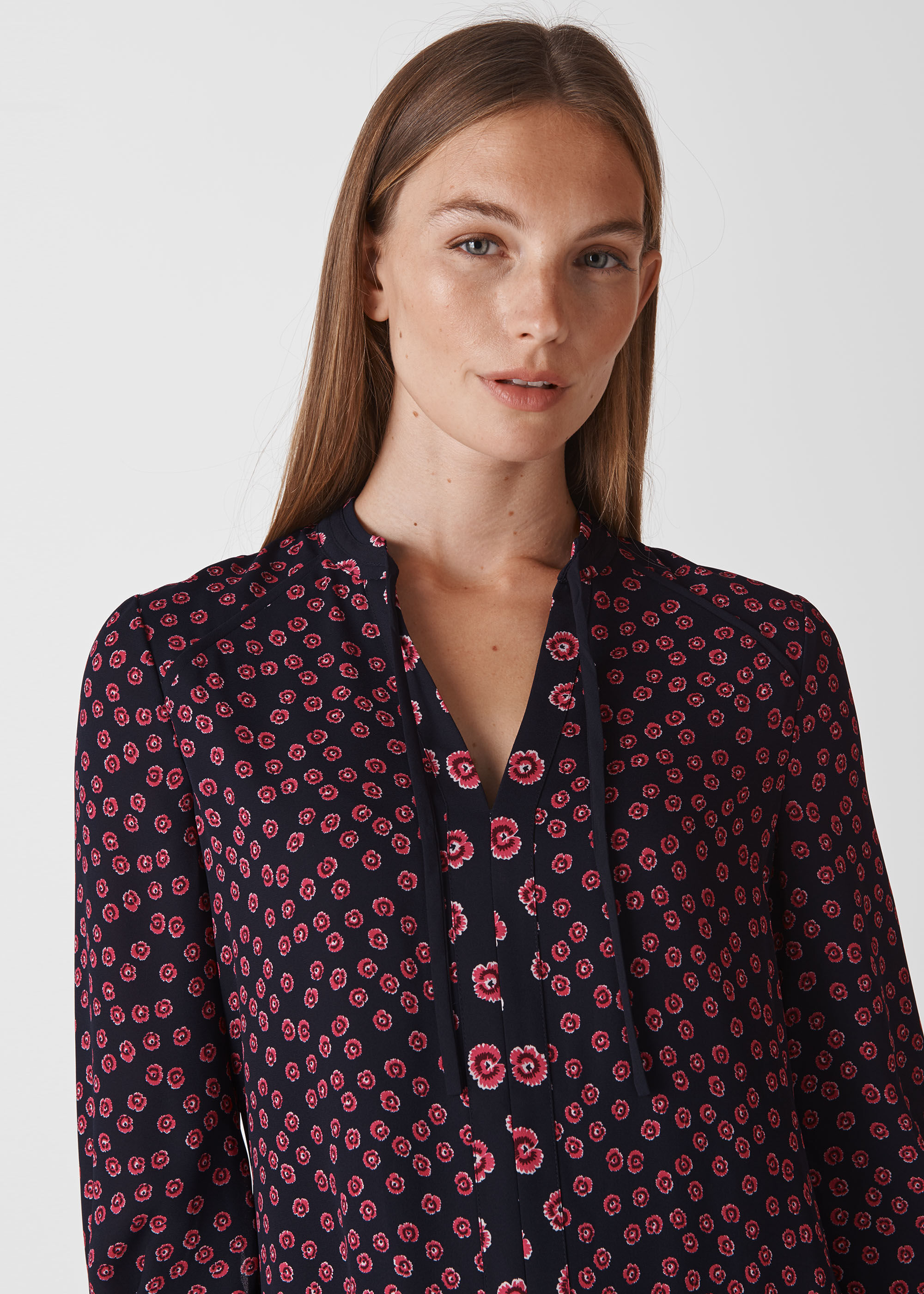 Whistles lenno print sales shirt dress