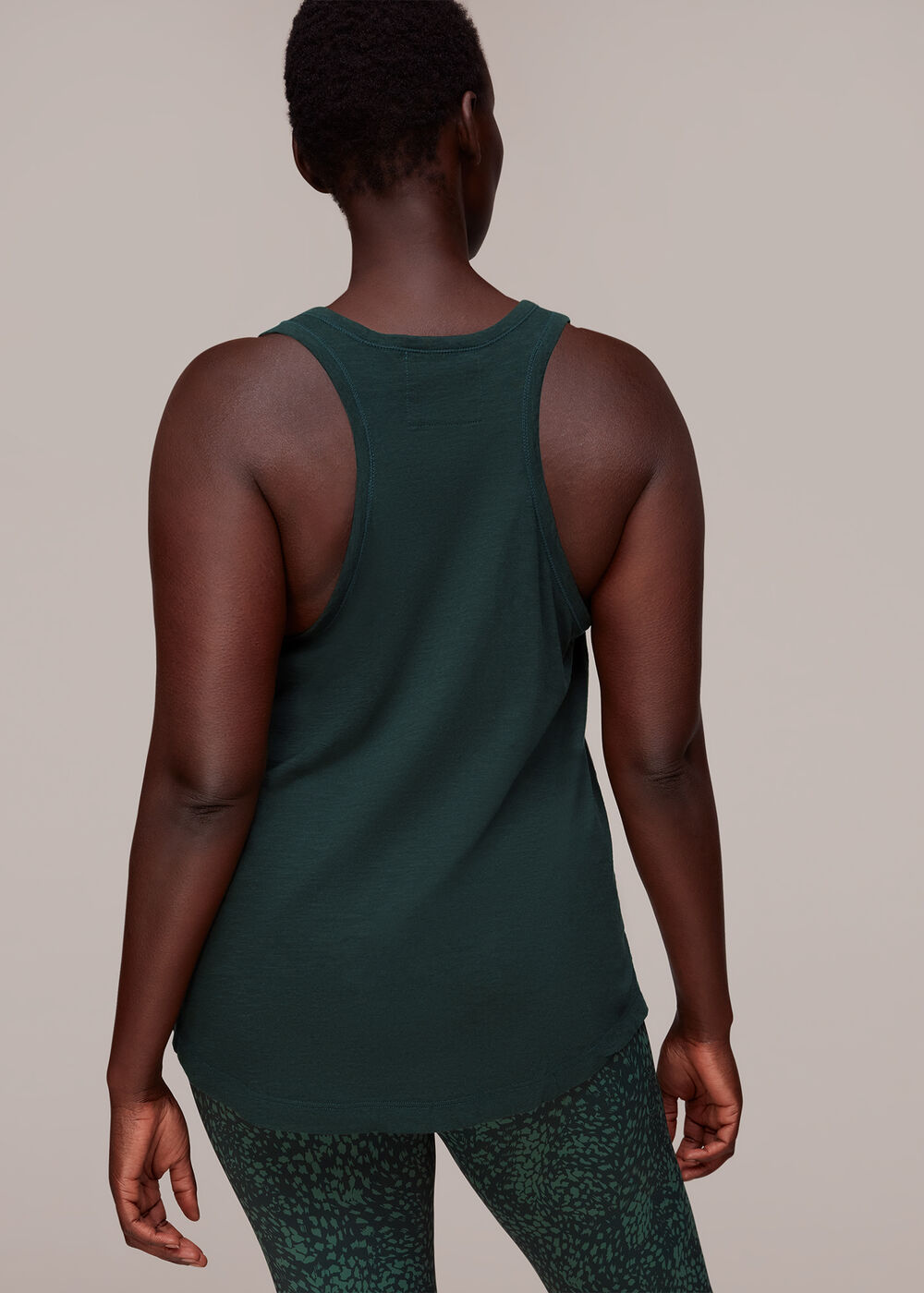Curved Hem Active Vest