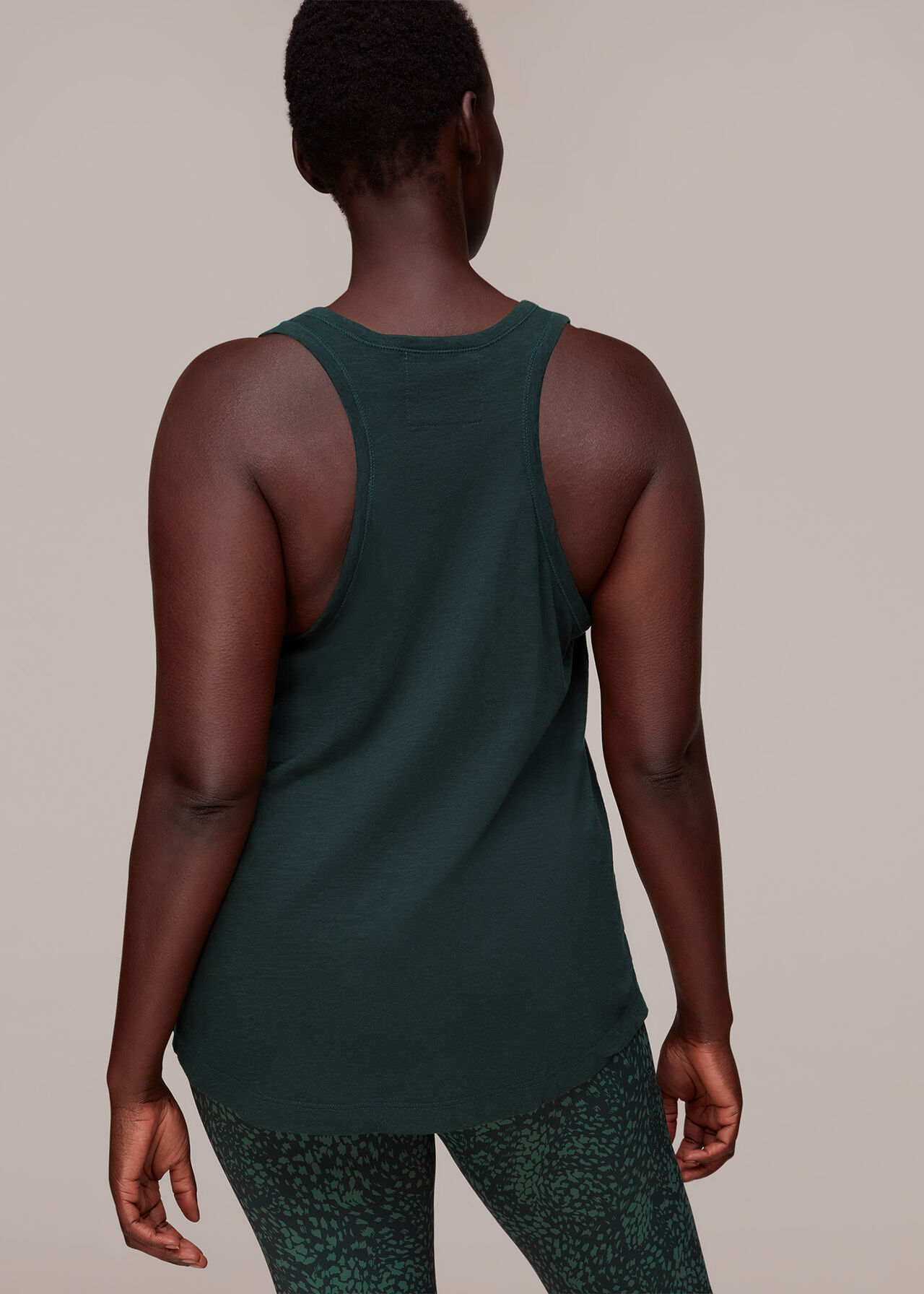 Curved Hem Active Vest