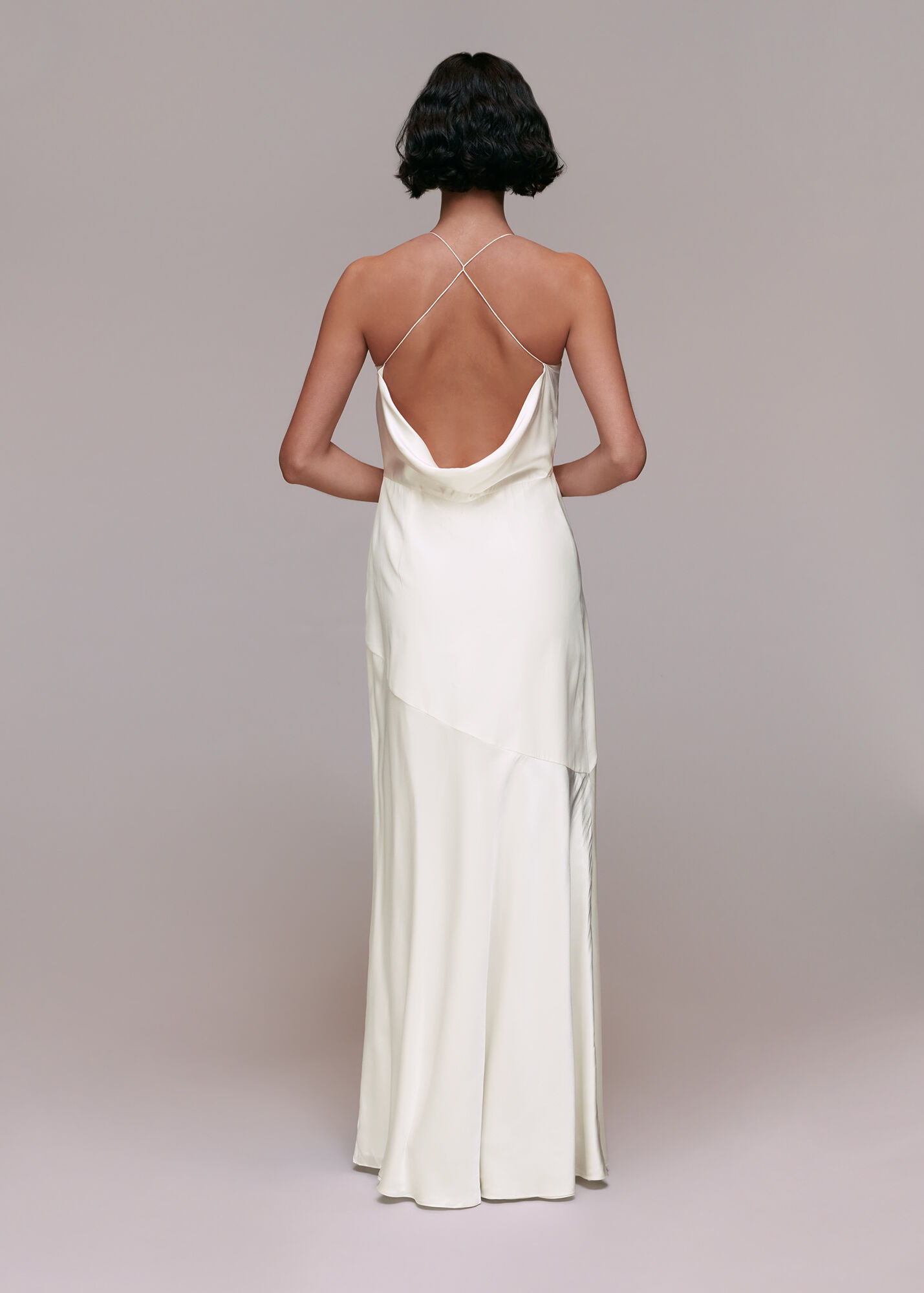 Ivory/Multi Eileen Silk Wedding Dress WHISTLES