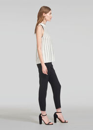 Stripe Trapeze Knit Vest
