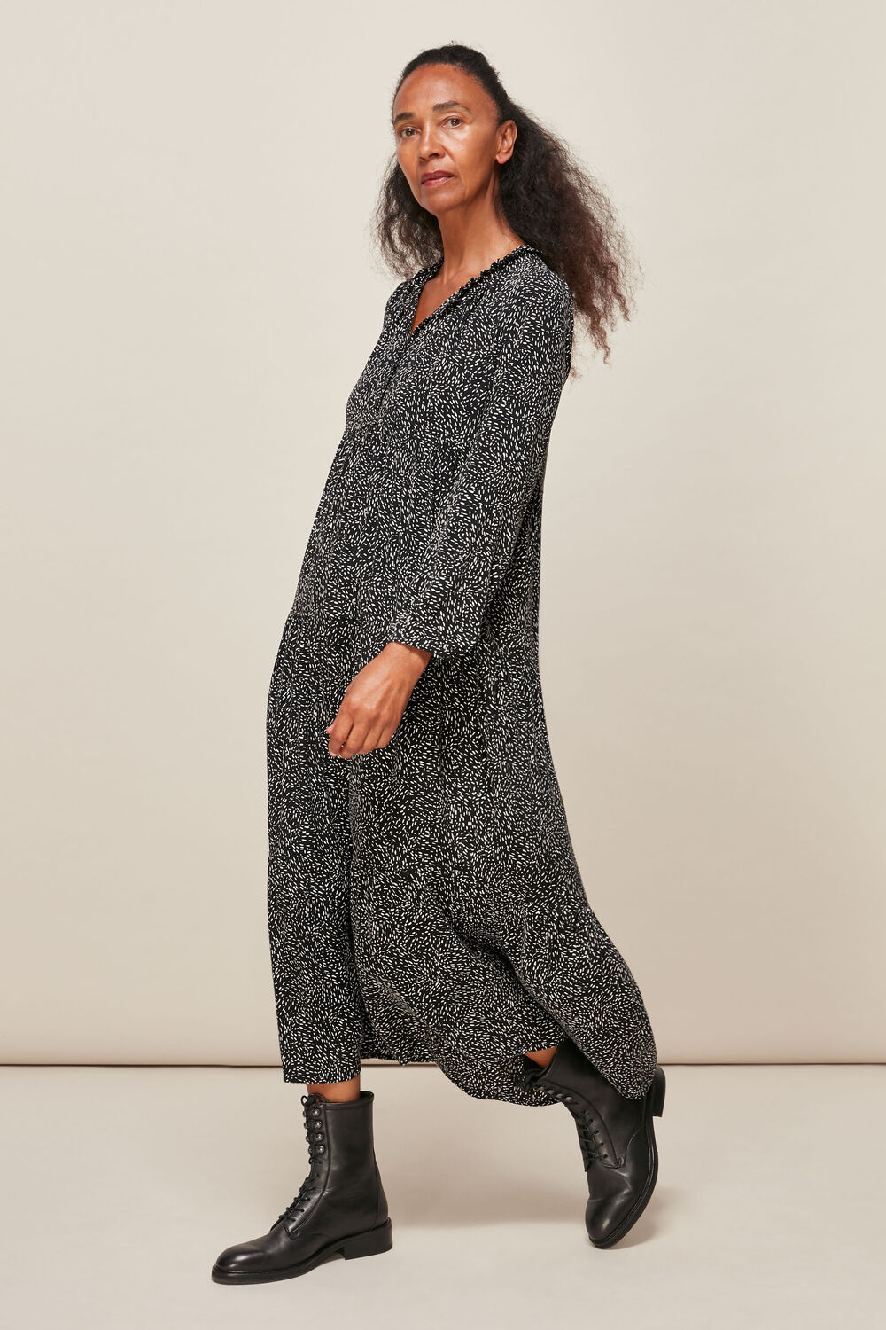 Freckle Print Enora Dress