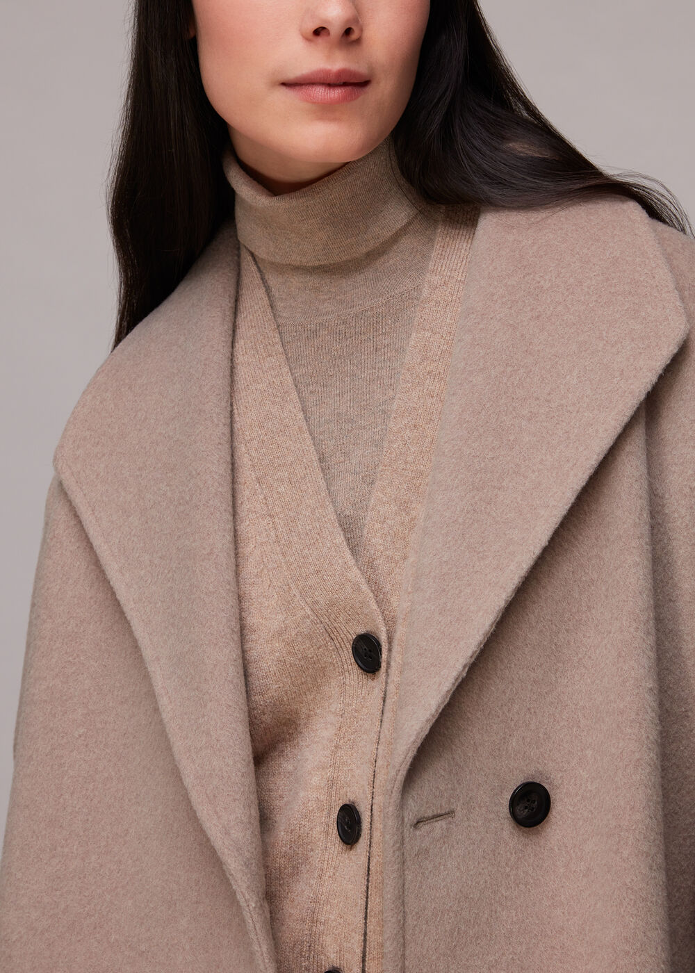 Collar Detail Wool Coat