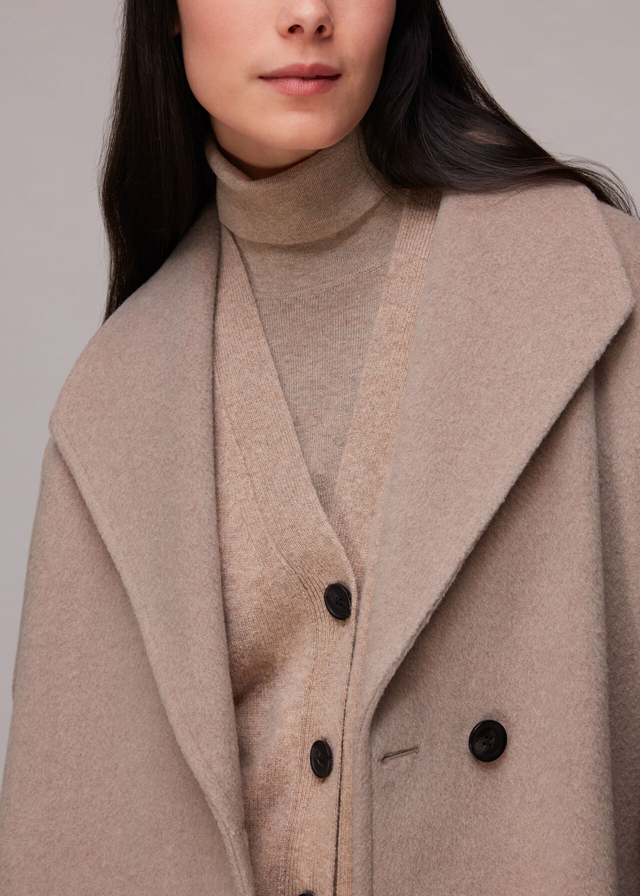 Collar Detail Wool Coat