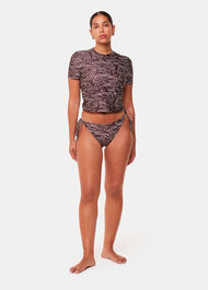 The Longing Wave Print Bikini Brief