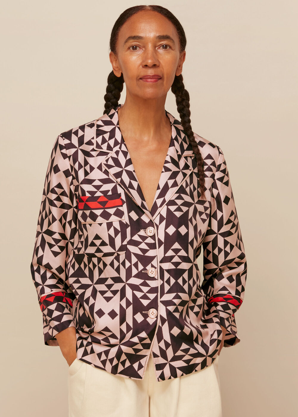 Kaleidoscope Silk Shirt