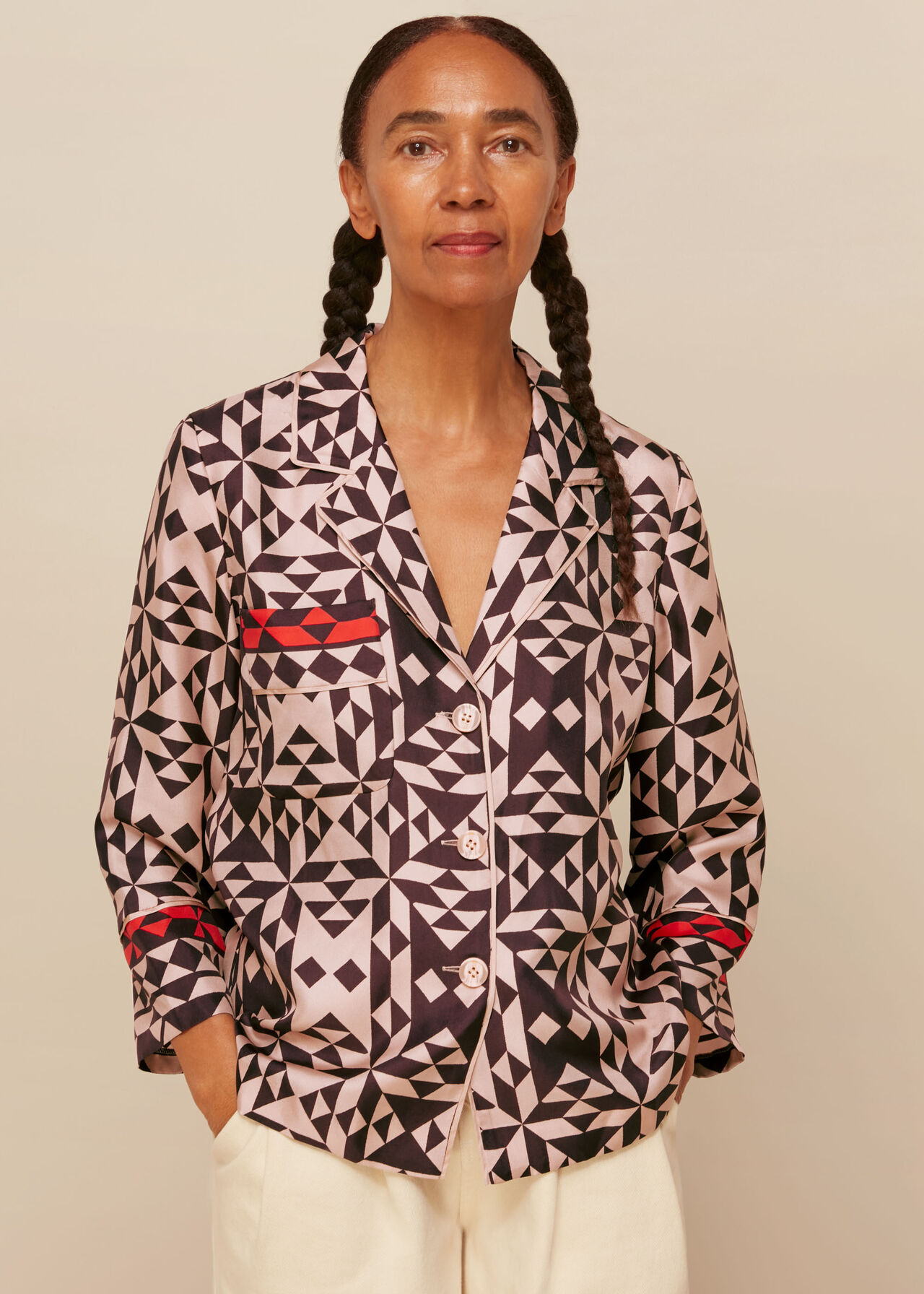 Kaleidoscope Silk Shirt