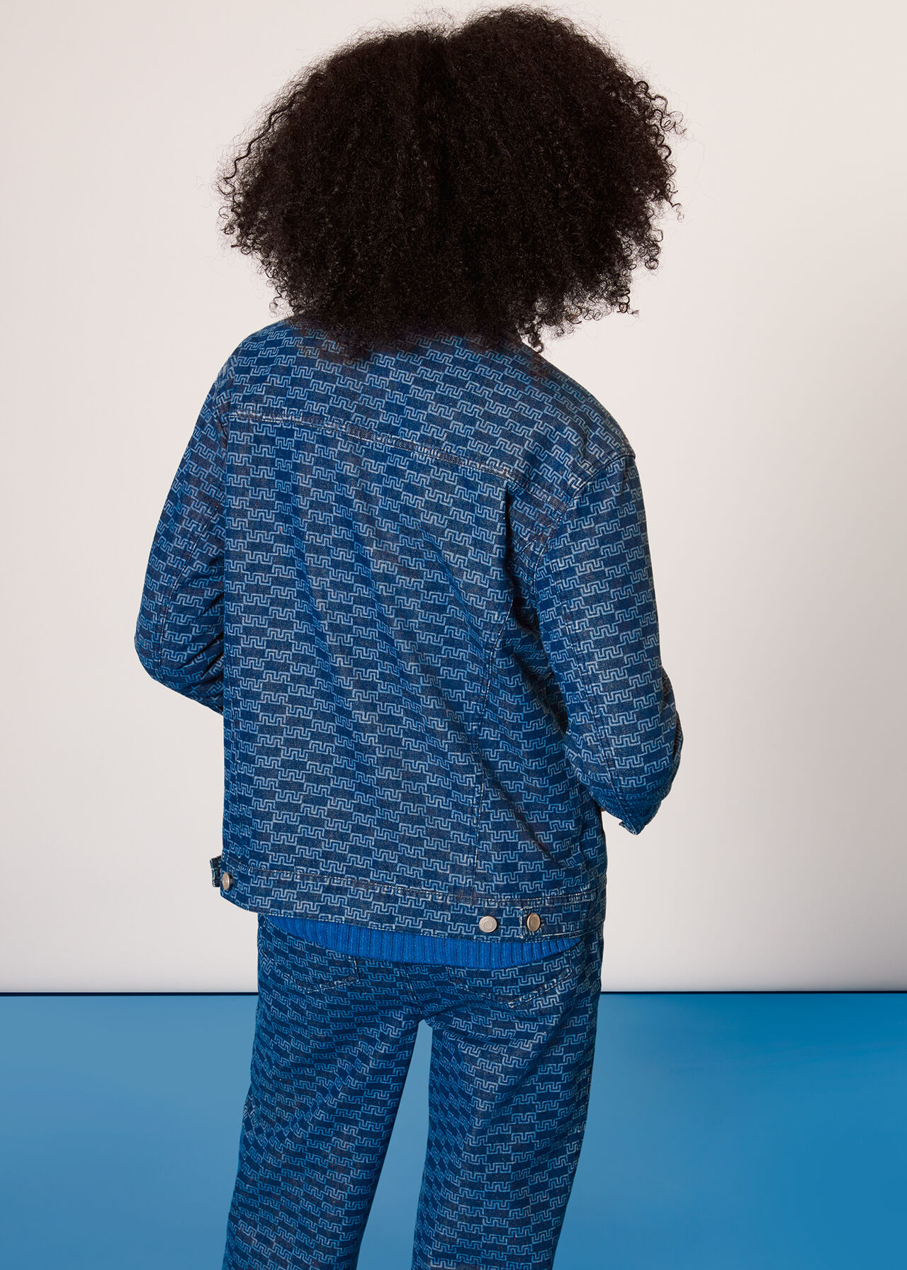 Tangle Check Denim Jacket