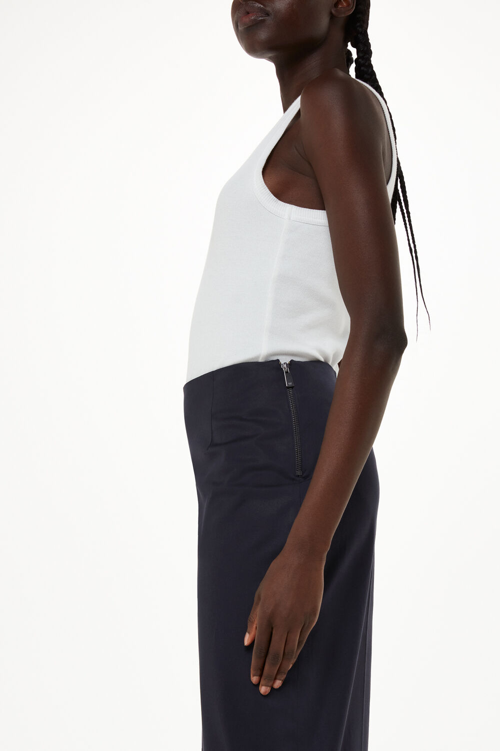 Navy Katie Cropped Pants&nbsp;