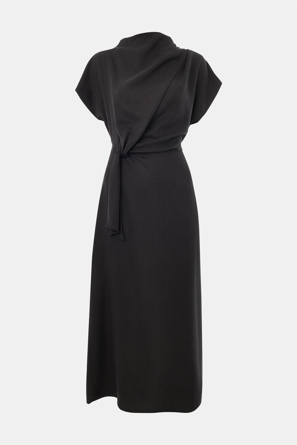 Twist Waist Midi Dress