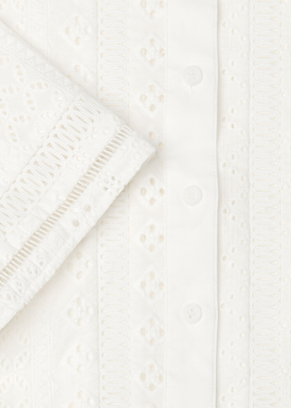 Broderie Cotton Shirt
