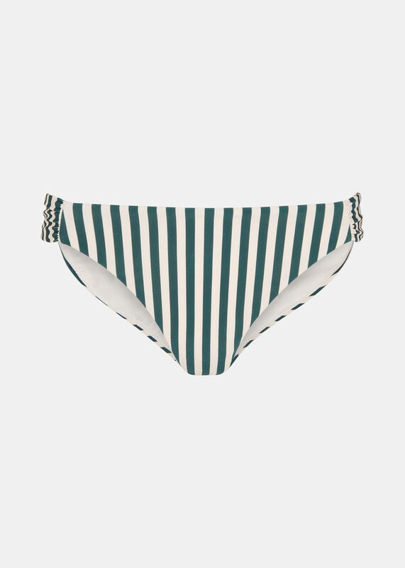 Green Stripe Bikini Bottom